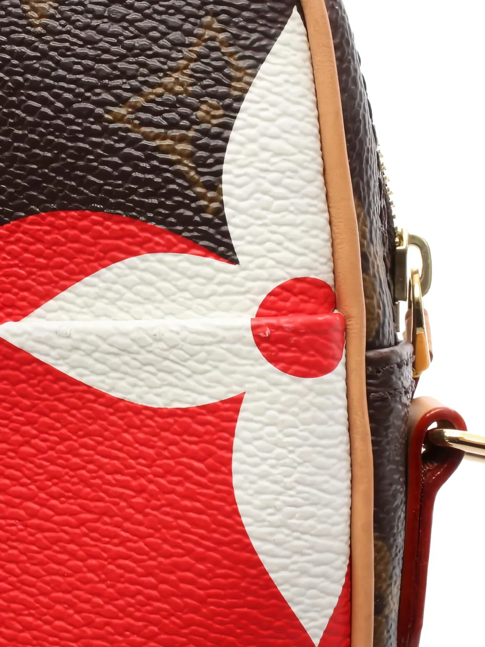 Pre-owned Louis Vuitton 2020 Game On Paname Monogram Heart-print Cross Body Bag Set In Brown