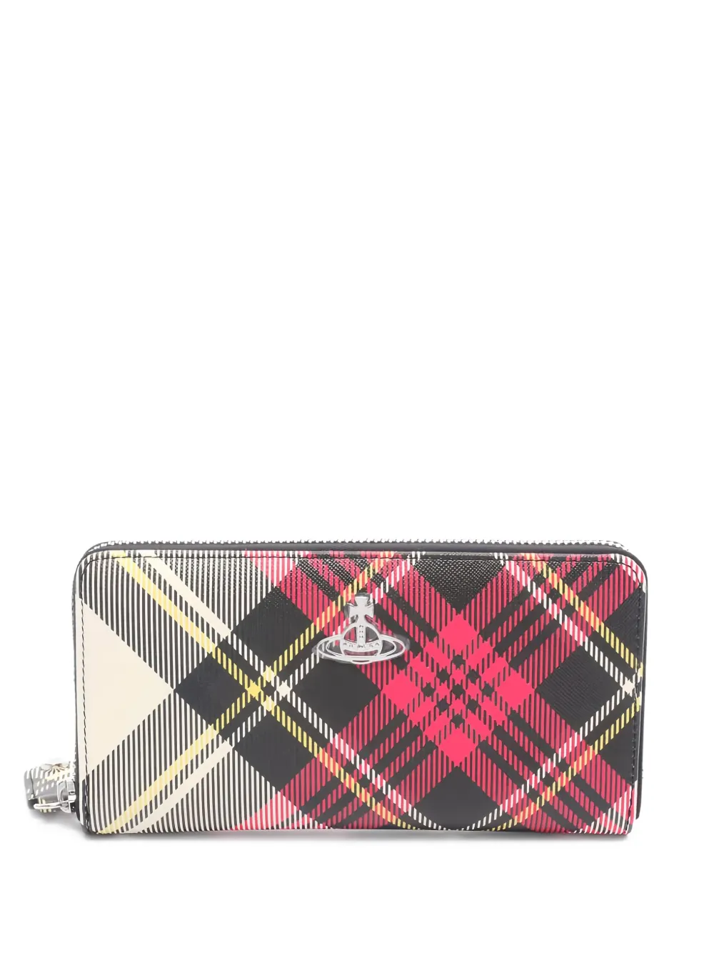 Pre-owned Vivienne Westwood 2020 Classic Zip-up Wallet In Pink