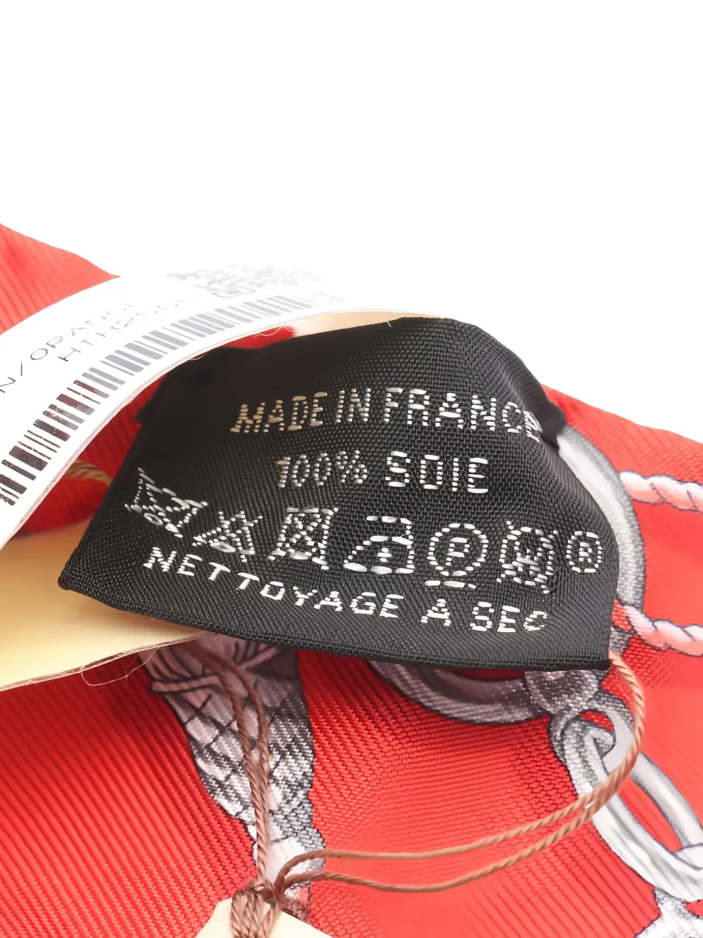 Pre-owned Hermes 2020 C'est La Fete Twilly Scarf In Red