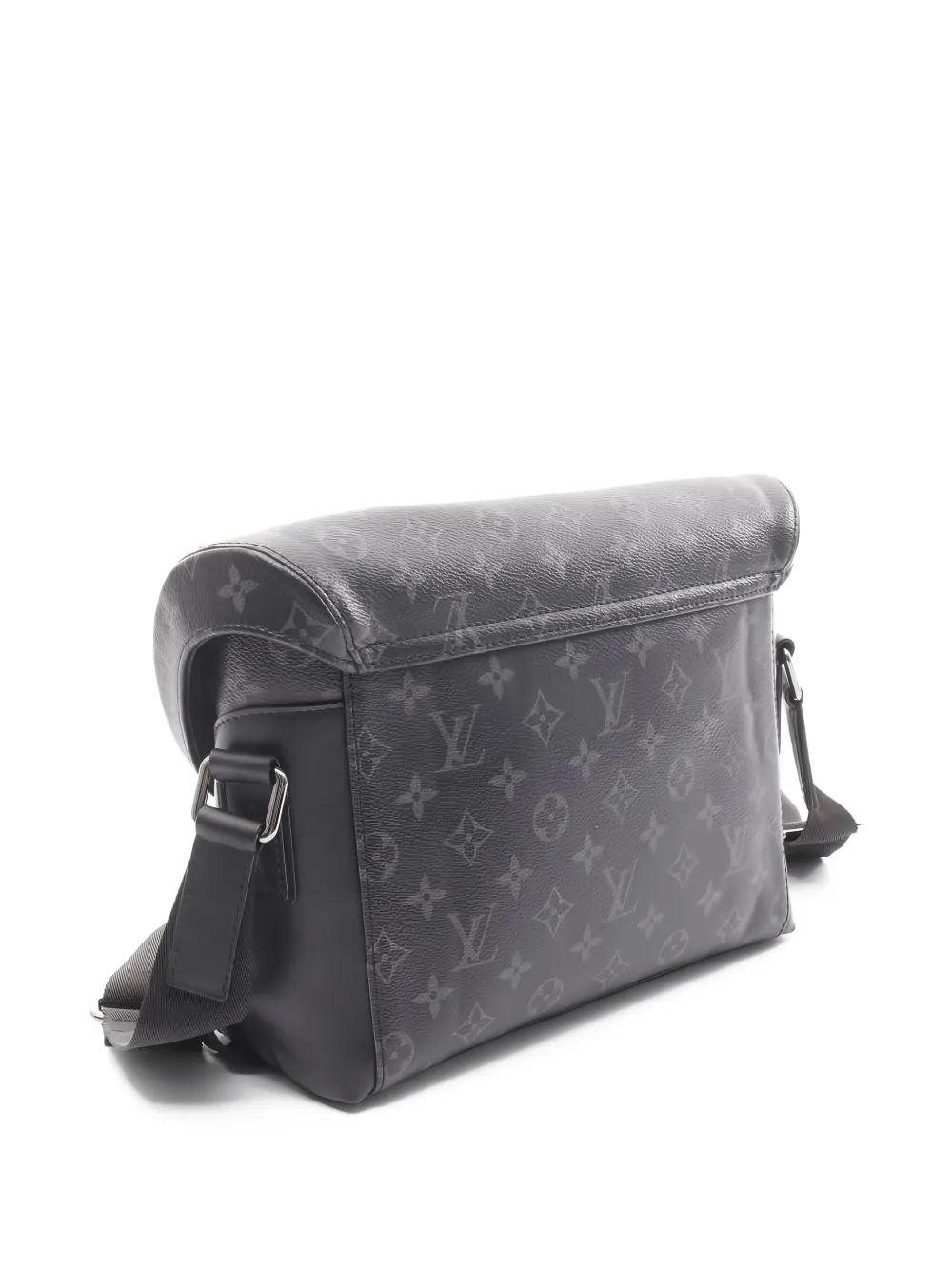 Pre-owned Louis Vuitton Voyage P Messenger Bag In Black
