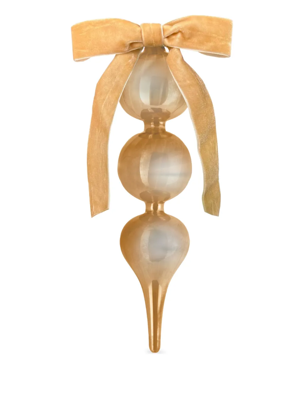 BACI MILANO velvet-bow glass ornament | Neutrals | Image 1