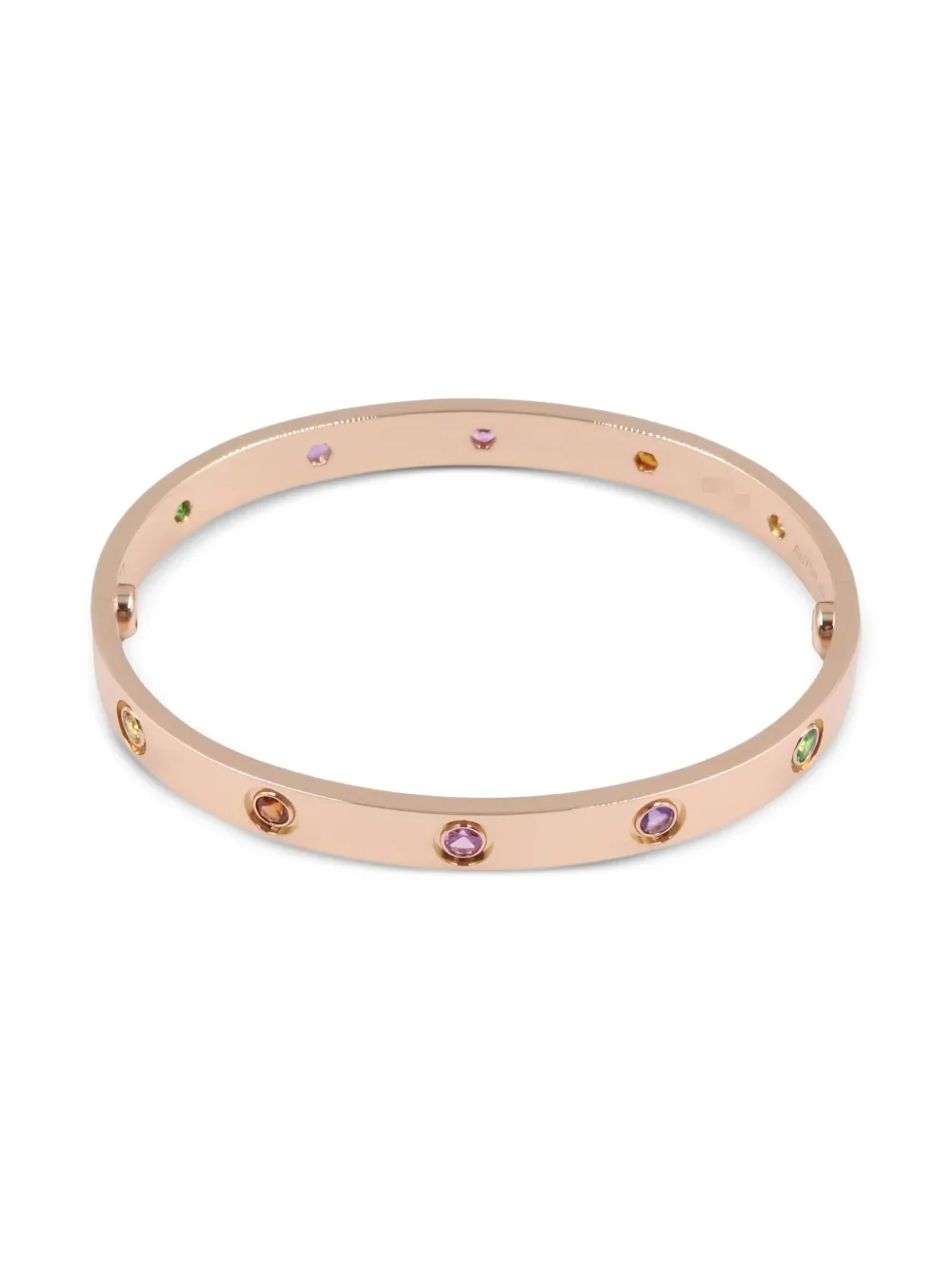 Cartier 18K rose gold Love Breath multi-stone bracelet | Image 2