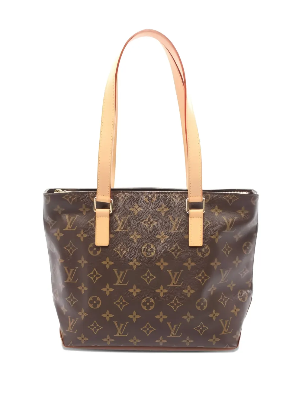 Pre-owned Louis Vuitton Cabas Piano Shoulder Bag In Brown