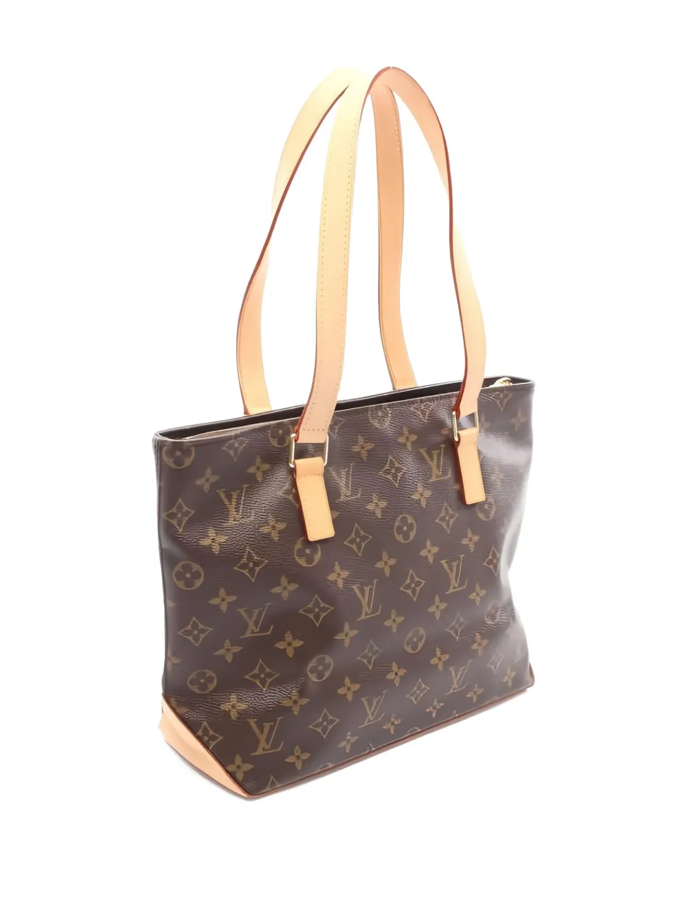 Pre-owned Louis Vuitton Cabas Piano Shoulder Bag In Brown