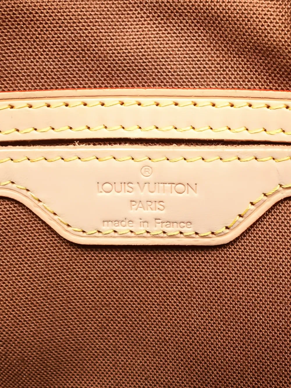 Pre-owned Louis Vuitton Cabas Piano Shoulder Bag In Brown
