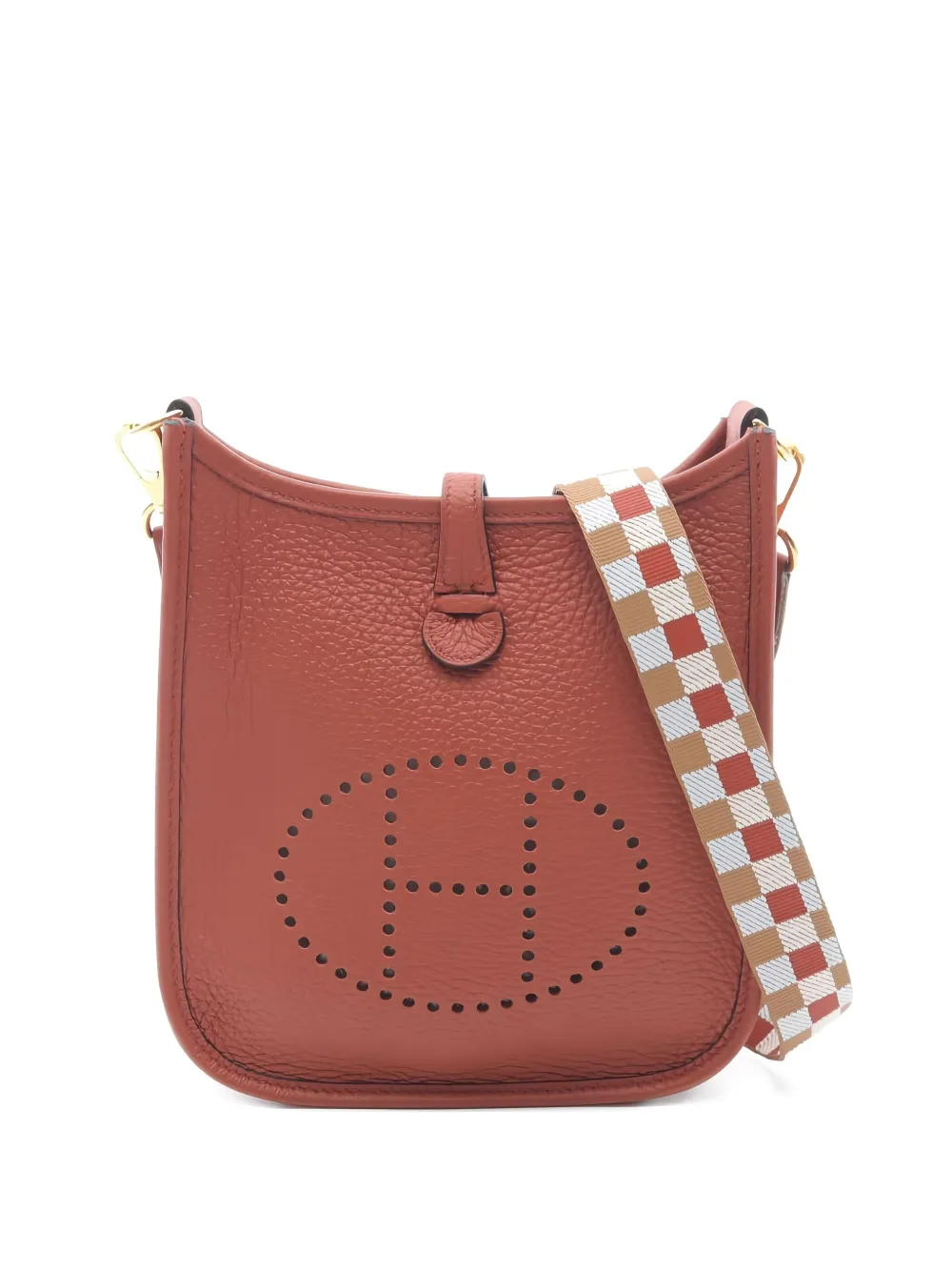Hermès Pre-Owned エヴリン TPM アマゾン キュイブル ショルダーバッグ - ブラウン Hermès Pre-Owned エヴリン TPM アマゾン キュイブル ショルダーバッグ - ブラウン