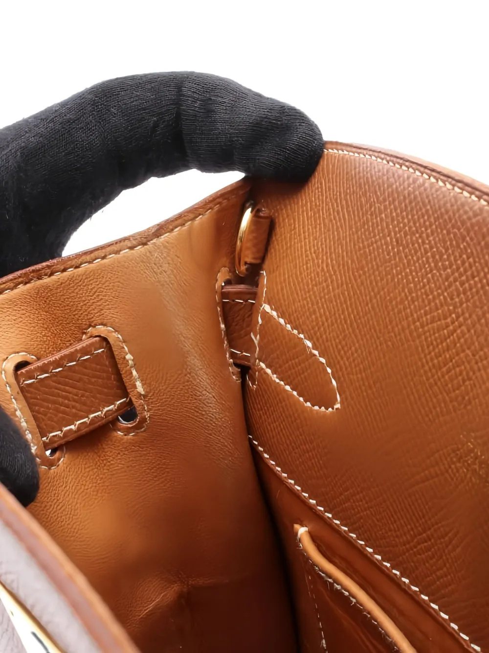 Pre-owned Hermes 1995 Kelly Sport Mm Shoulder Bag In Brown