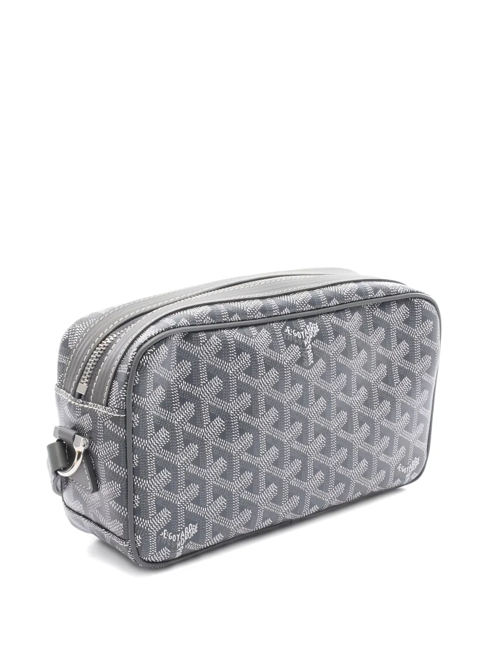 Pre-owned Goyard Cap Vert Pm Shoulder Bag In Gray