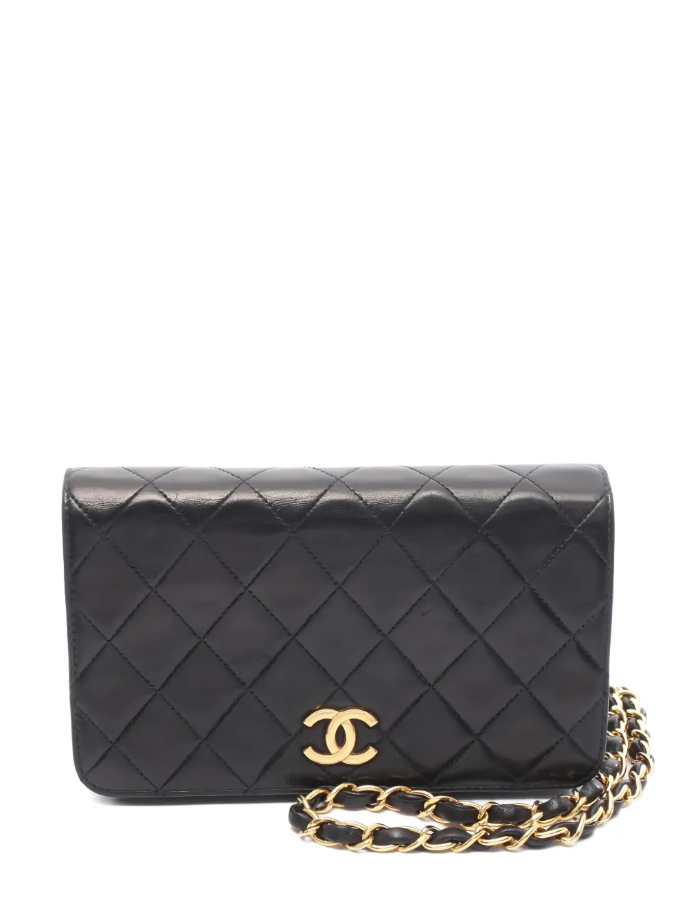 CHANEL Pre-Owned フルフラップ ショルダーバッグ - ブラック CHANEL Pre-Owned フルフラップ ショルダーバッグ - ブラック