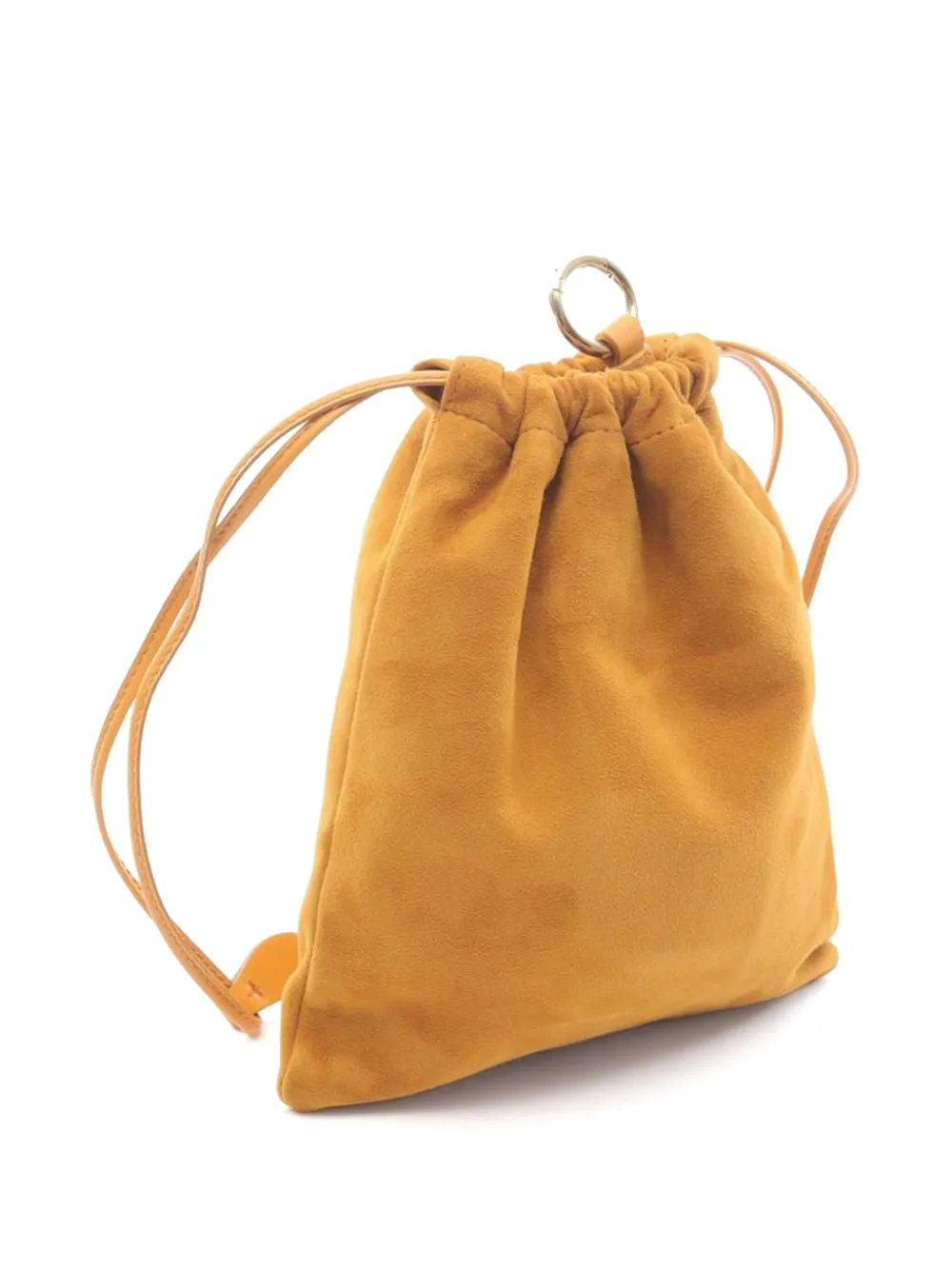 Miu Miu Pre-Owned logo-lettering suede pouch bag | Image 2