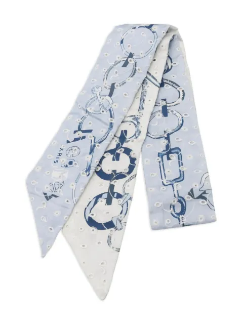 Hermès Pre-Owned 1920 Do Re Boucles twilly scarf