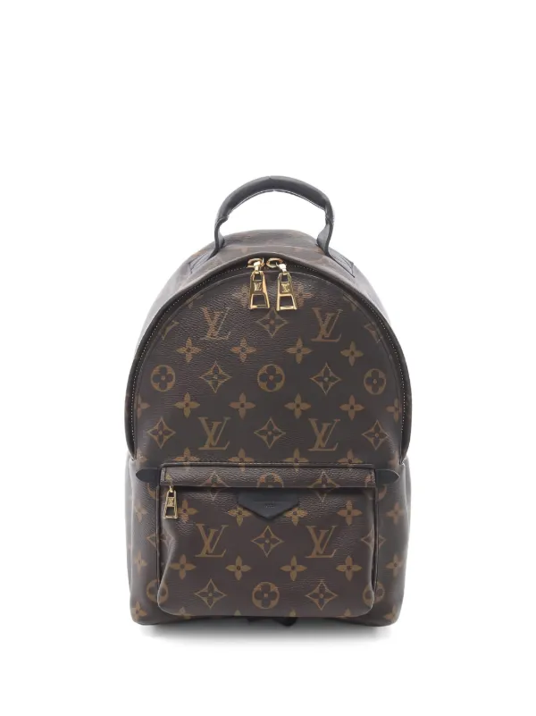 Louis Vuitton Pre-Owned Palm Springs PM Monogran Backpack | Brown | FARFETCH Louis Vuitton Pre-Owned Palm Springs PM Monogran Backpack | Brown | FARFETCH
