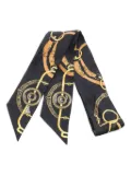 Hermès Pre-Owned Twilly Eperon d'Or scarf - Black