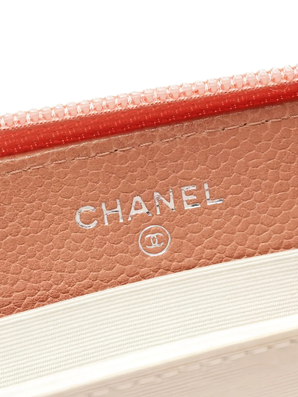 Pre-owned Chanel 2008 Coco Mark Wallet In Pink