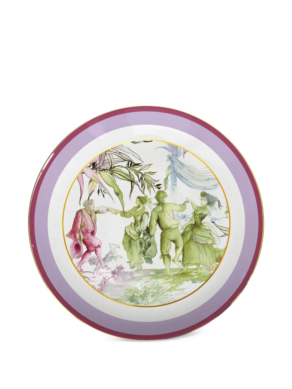 BACI MILANO Florence plate (31cm) - パープル BACI MILANO Florence plate (31cm) - パープル