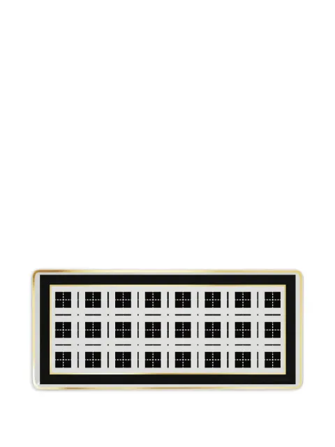 BACI MILANO checked tray (29cm x 10cm)