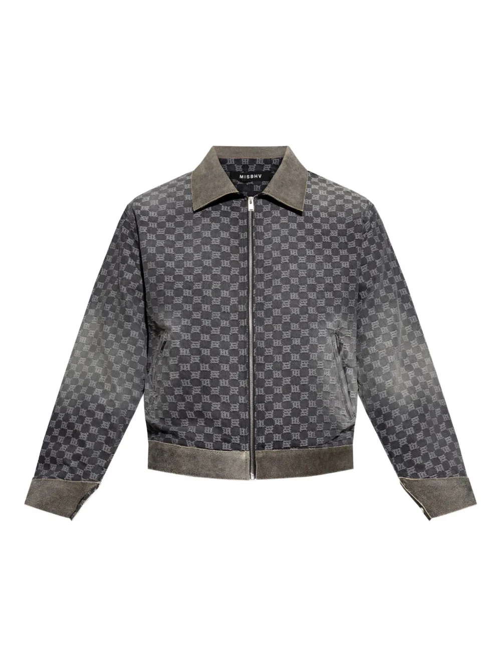 MISBHV monogram-patterned denim jacket | Blue | Image 1