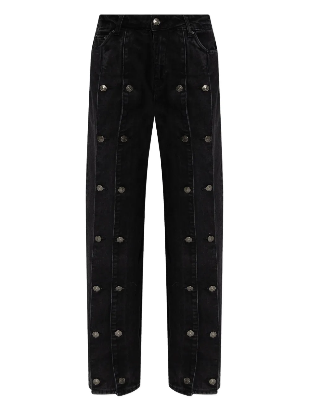 ROTATE BIRGER CHRISTENSEN button-detail jeans | Black | Image 1