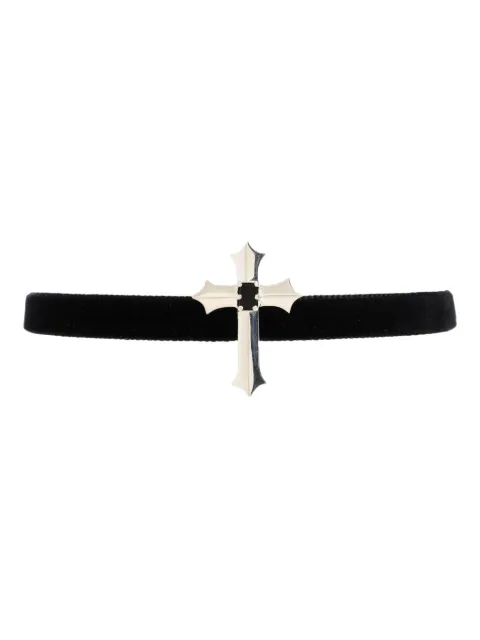 MISBHV cross pendant choker