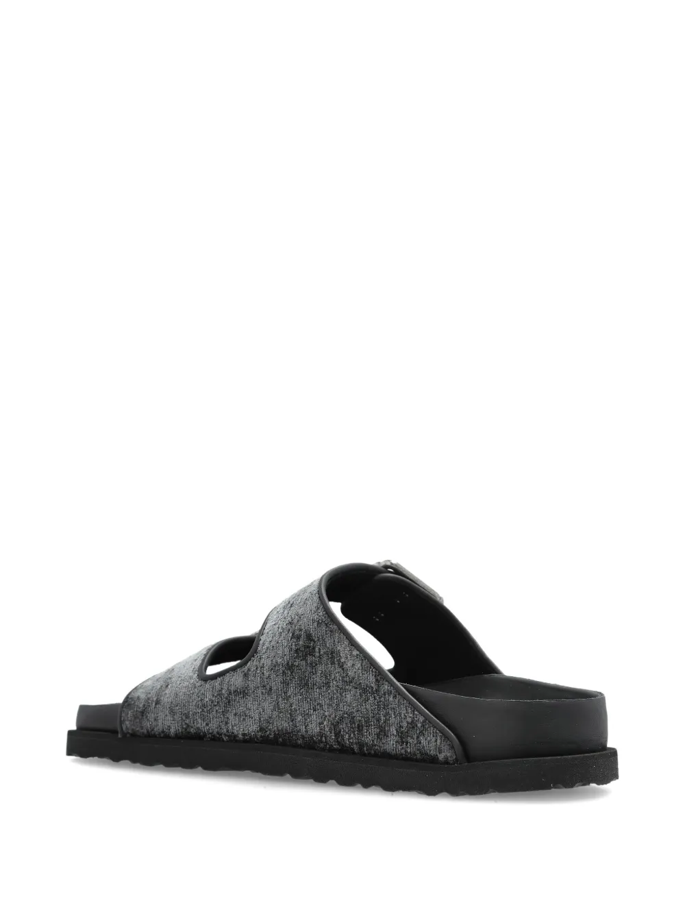 Birkenstock Arizona fluwelen sandalen Zwart