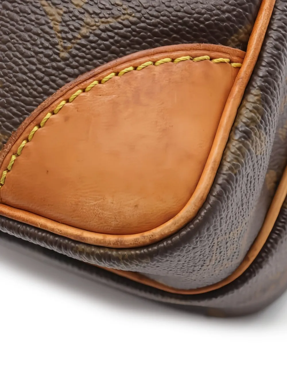 Pre-owned Louis Vuitton Amazon Monogram Shoulder Bag In Brown