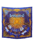 Hermès Pre-Owned 1990 Carpe Diem 90 scarf - Blue