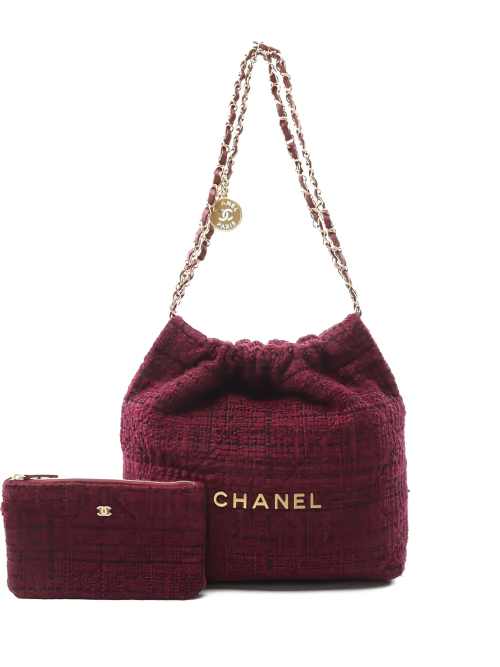 CHANEL Pre-Owned マテラッセ ショルダーバッグ - パープル CHANEL Pre-Owned マテラッセ ショルダーバッグ - パープル