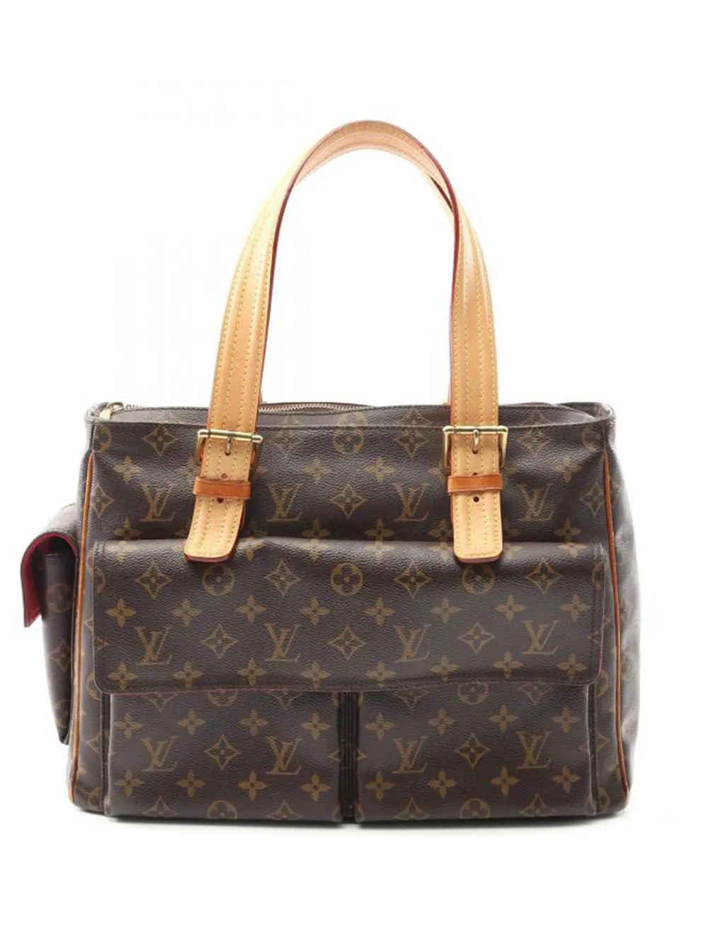 Pre-owned Louis Vuitton Multipli-cite Handbag In Brown