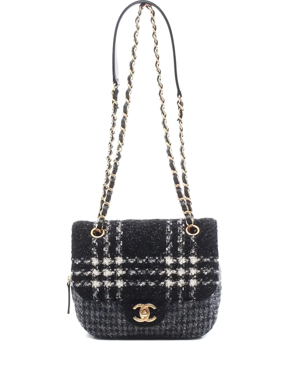 CHANEL Pre-Owned マテラッセ ショルダーバッグ - ブラック CHANEL Pre-Owned マテラッセ ショルダーバッグ - ブラック