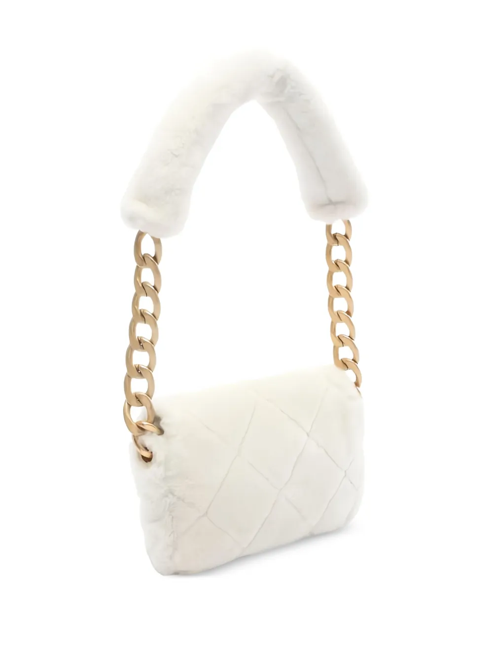 CHANEL Pre-Owned matelassé shearling shoulder bag | Pre-Owned | Image 2