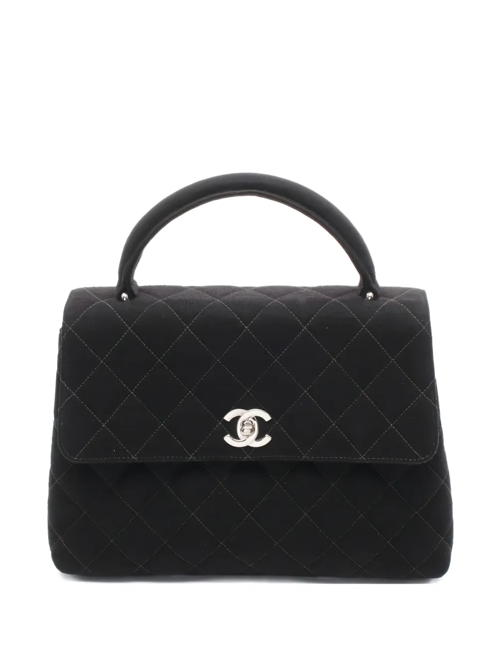 CHANEL Pre-Owned Matelassé top handle bag | Black | Image 1