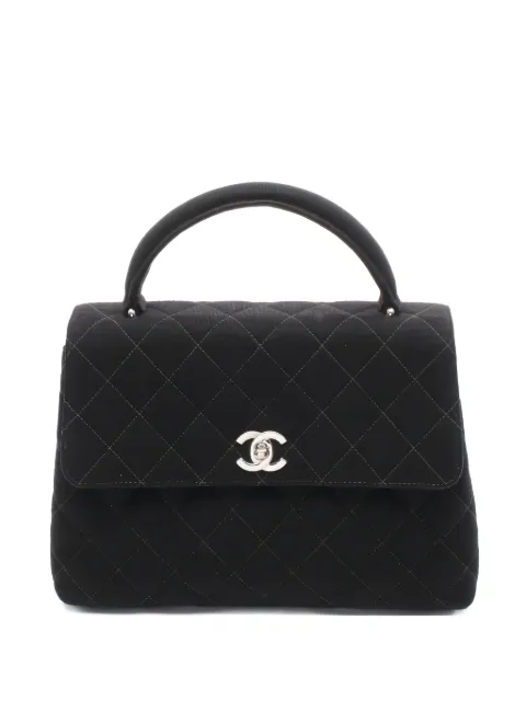 CHANEL Pre-Owned Matelassé top handle bag