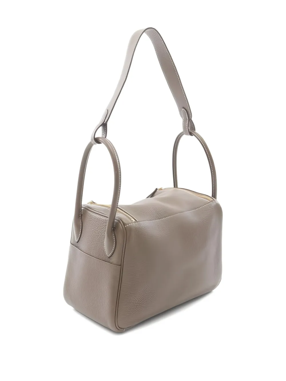 Pre-owned Hermes Lindy 26 Shoulder Bag In Brown