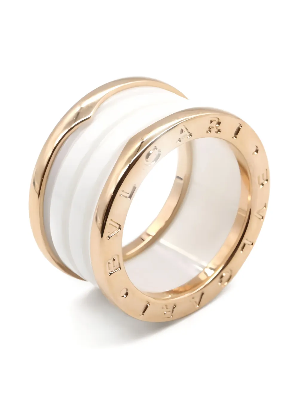 Bvlgari Pre-Owned 18K yellow gold B-zero1 ring | Women | Image 2