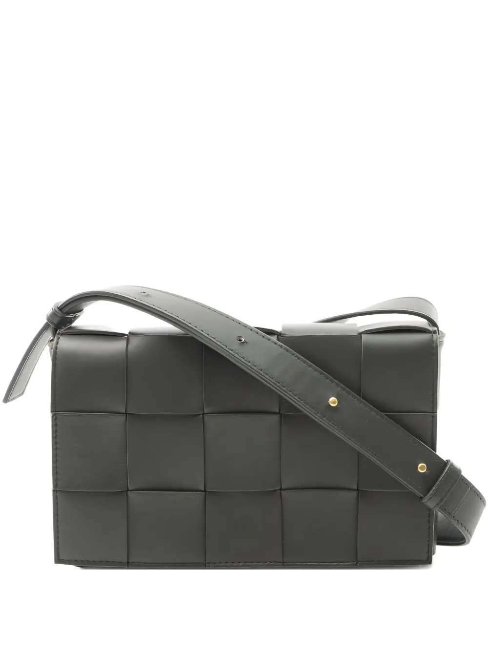 Bottega Veneta Pre-Owned maxi-Intrecciato Cassete cross body bag | Green | Image 1