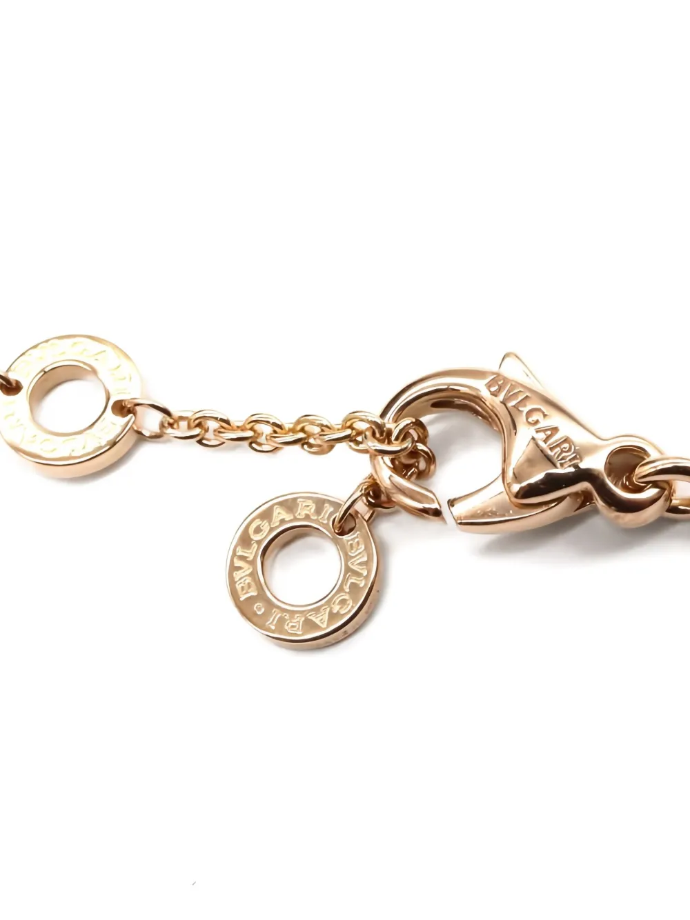 Pre-owned Bvlgari 10's B-zero1 Necklace In Pink