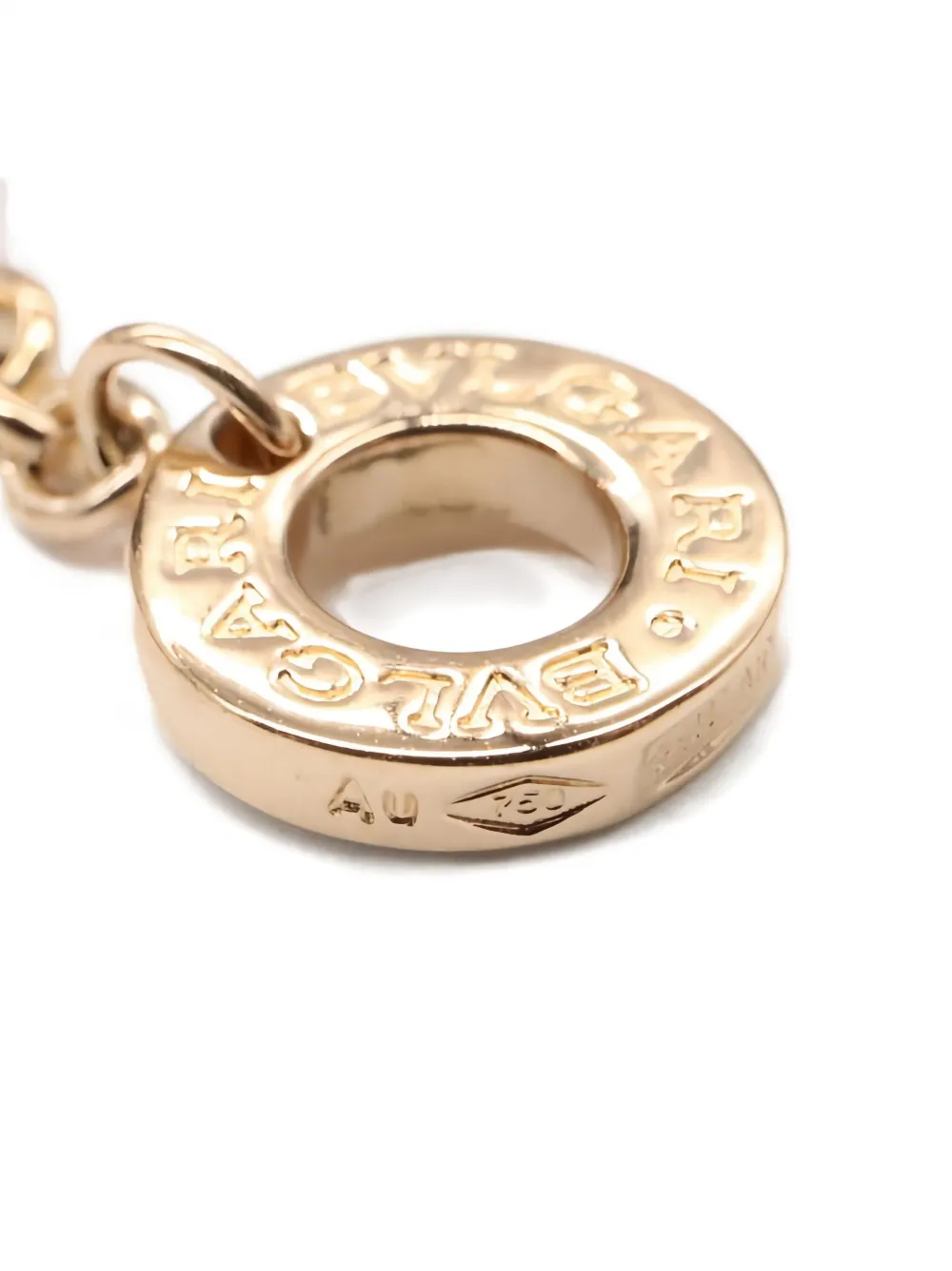 Pre-owned Bvlgari 10's B-zero1 Necklace In Pink