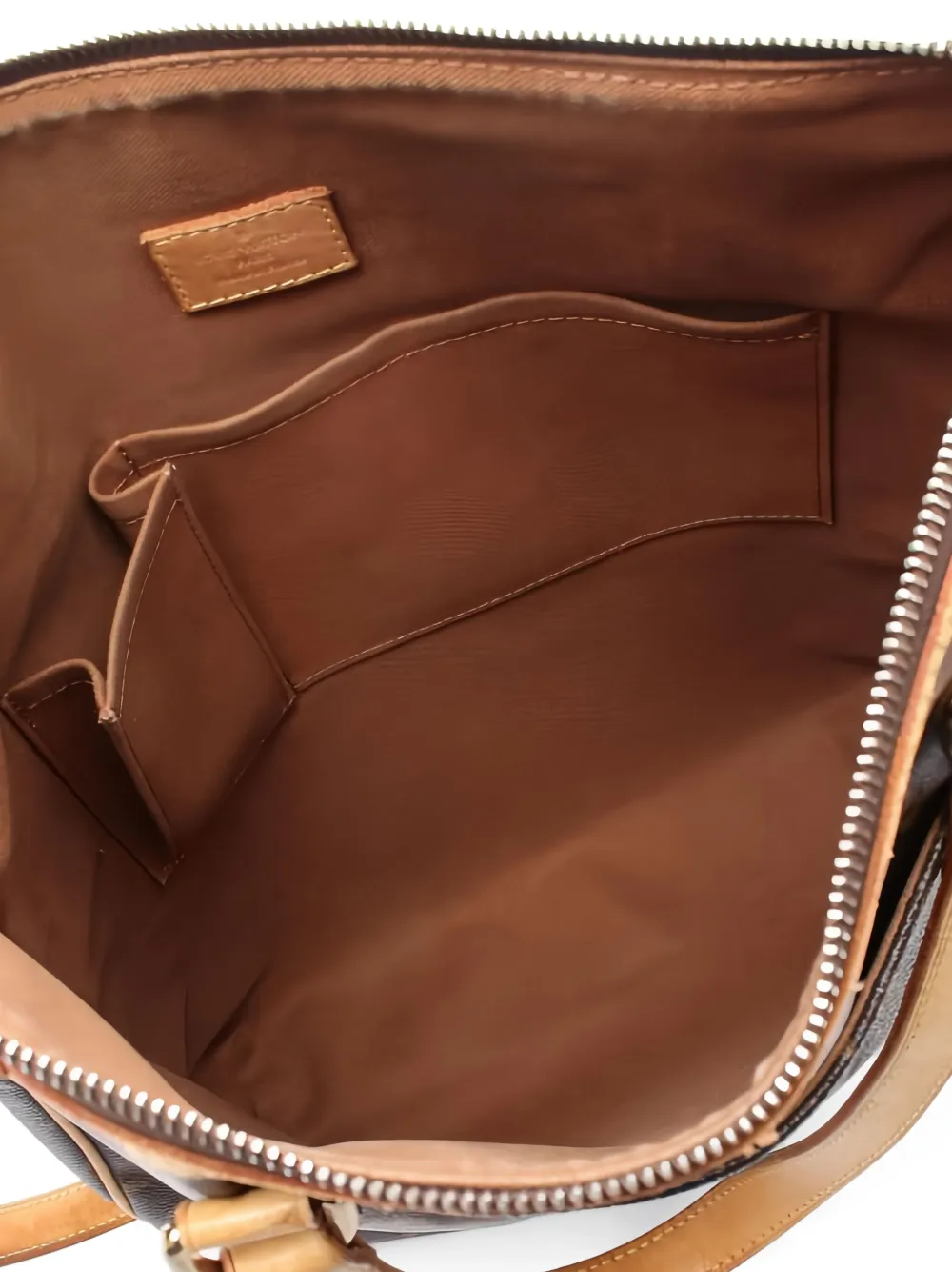 Pre-owned Louis Vuitton Odeon Gm Two-way Handbag In Brown