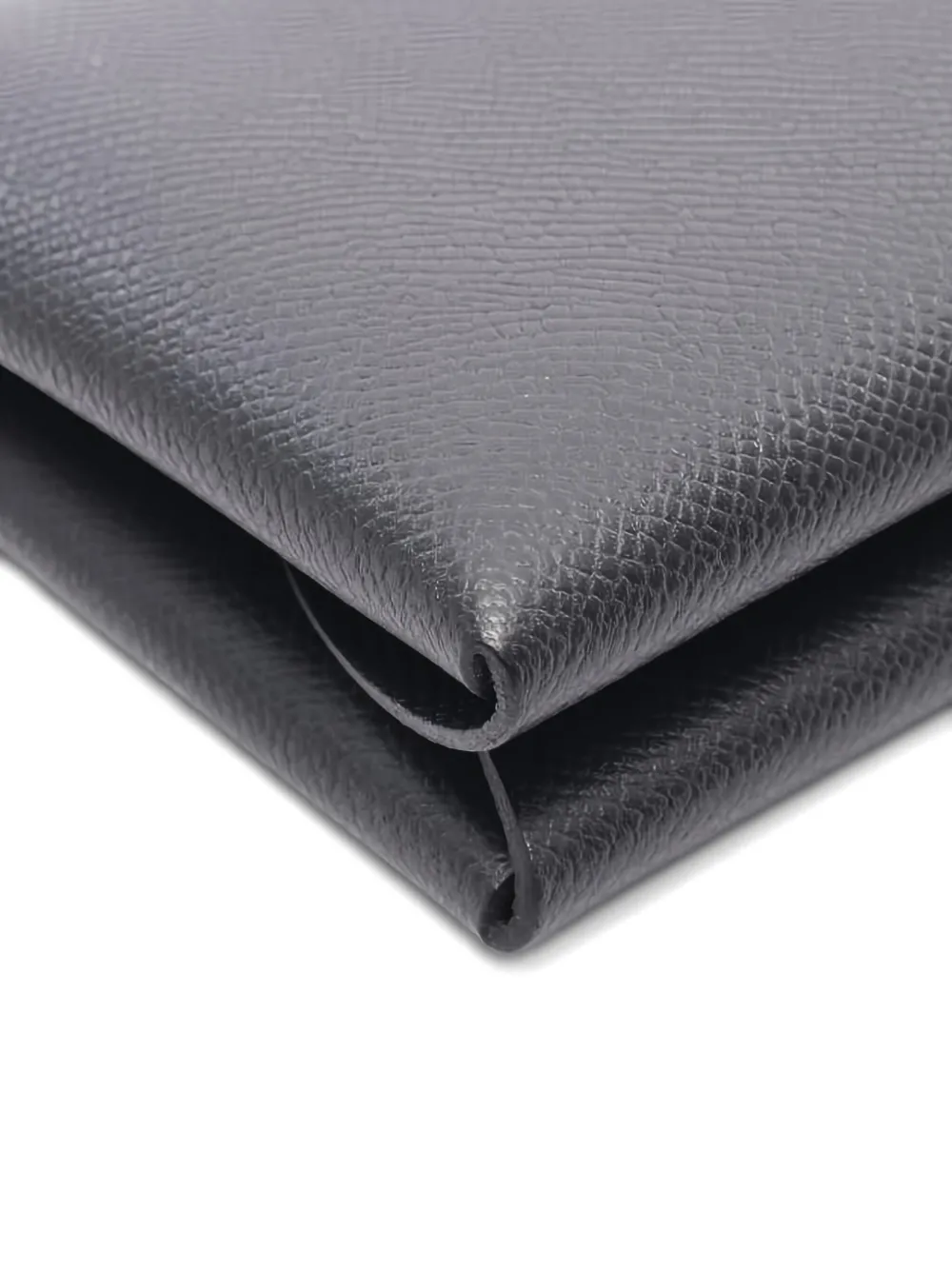 Pre-owned Hermes 2023 Calviduo Wallet In Black