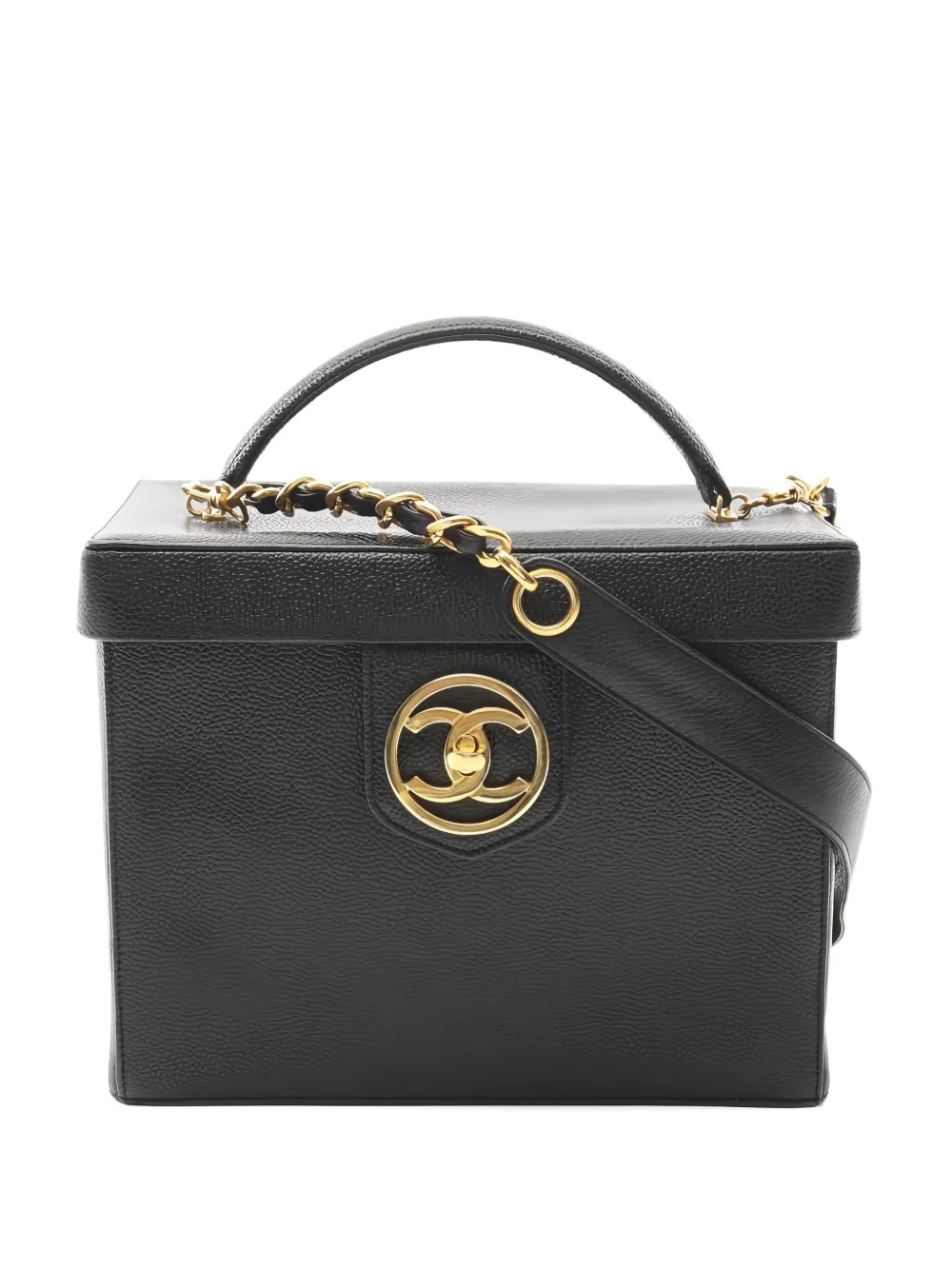 CHANEL Pre-Owned バニティ ハンドバッグ - ブラック CHANEL Pre-Owned バニティ ハンドバッグ - ブラック