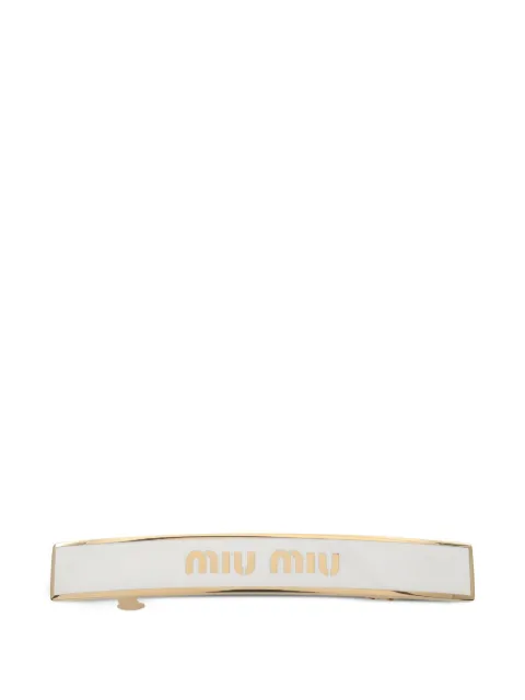 Miu Miu Pre-Owned 2020s logo barrette