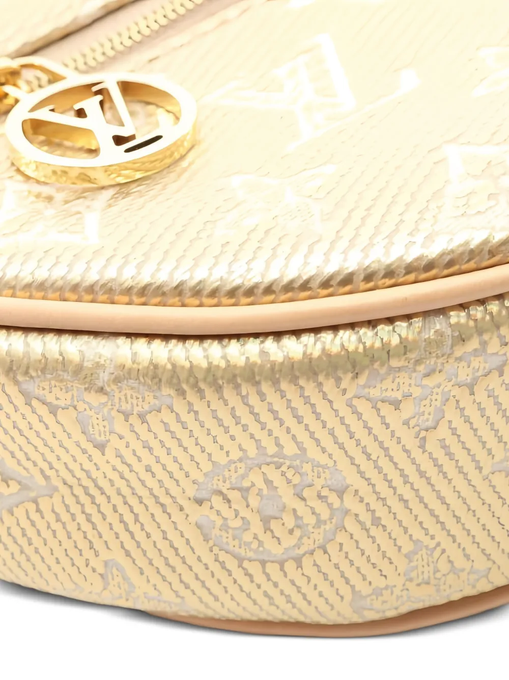 Pre-owned Louis Vuitton Leather Shoulder Bag In Gold