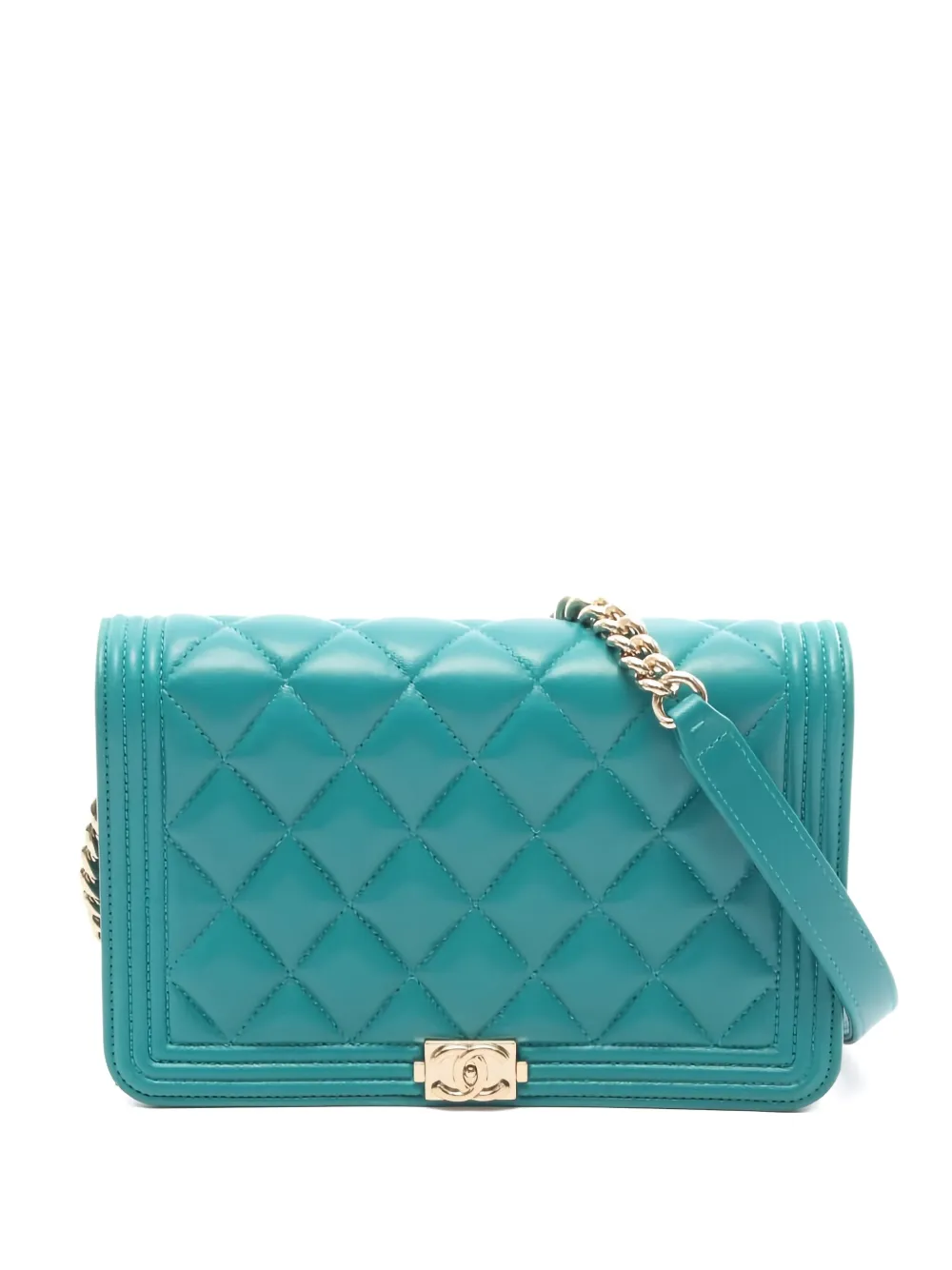 CHANEL Pre-Owned 2019 マトラッセ ショルダーバッグ - ブルー CHANEL Pre-Owned 2019 マトラッセ ショルダーバッグ - ブルー