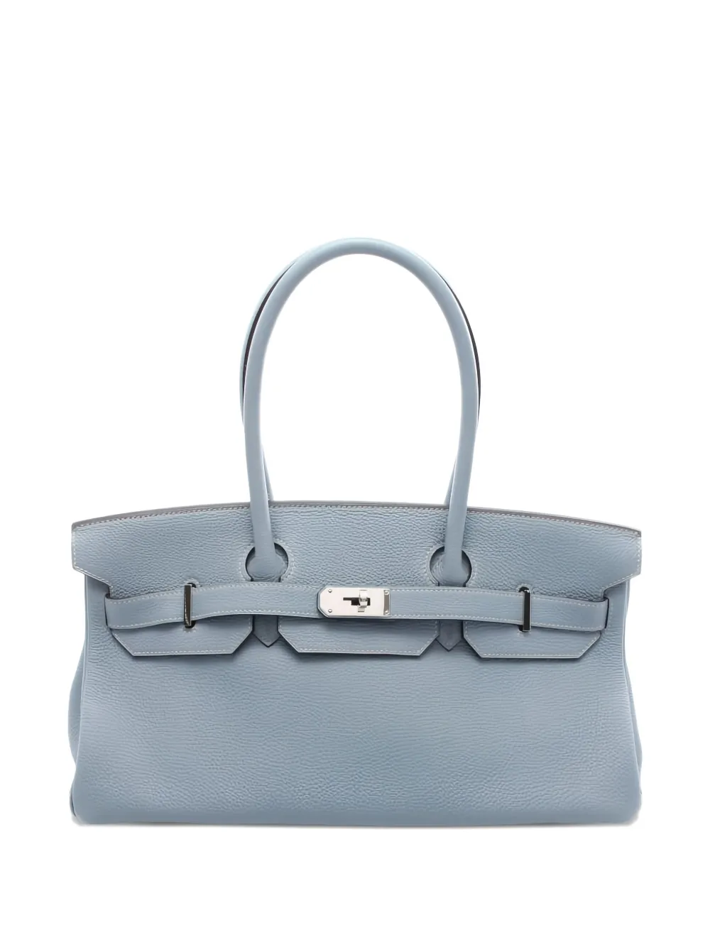 Hermès Pre-Owned Birkin Bleu Lain shoulder bag | Blue | Image 1