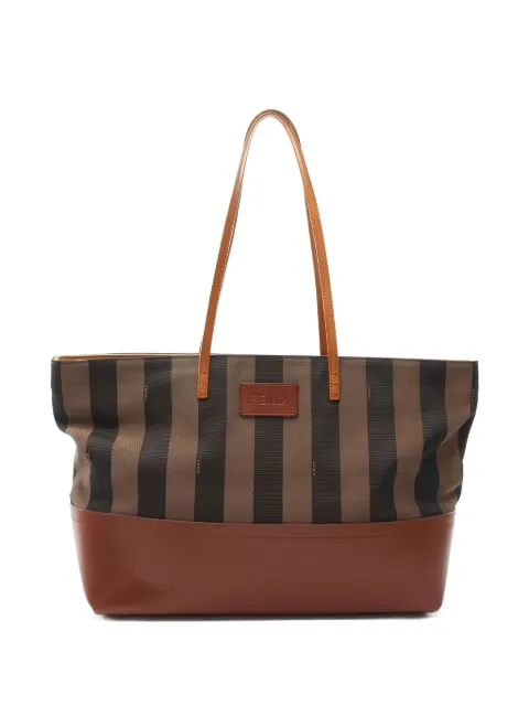 Fendi Pre-Owned Pequin striped tote bag