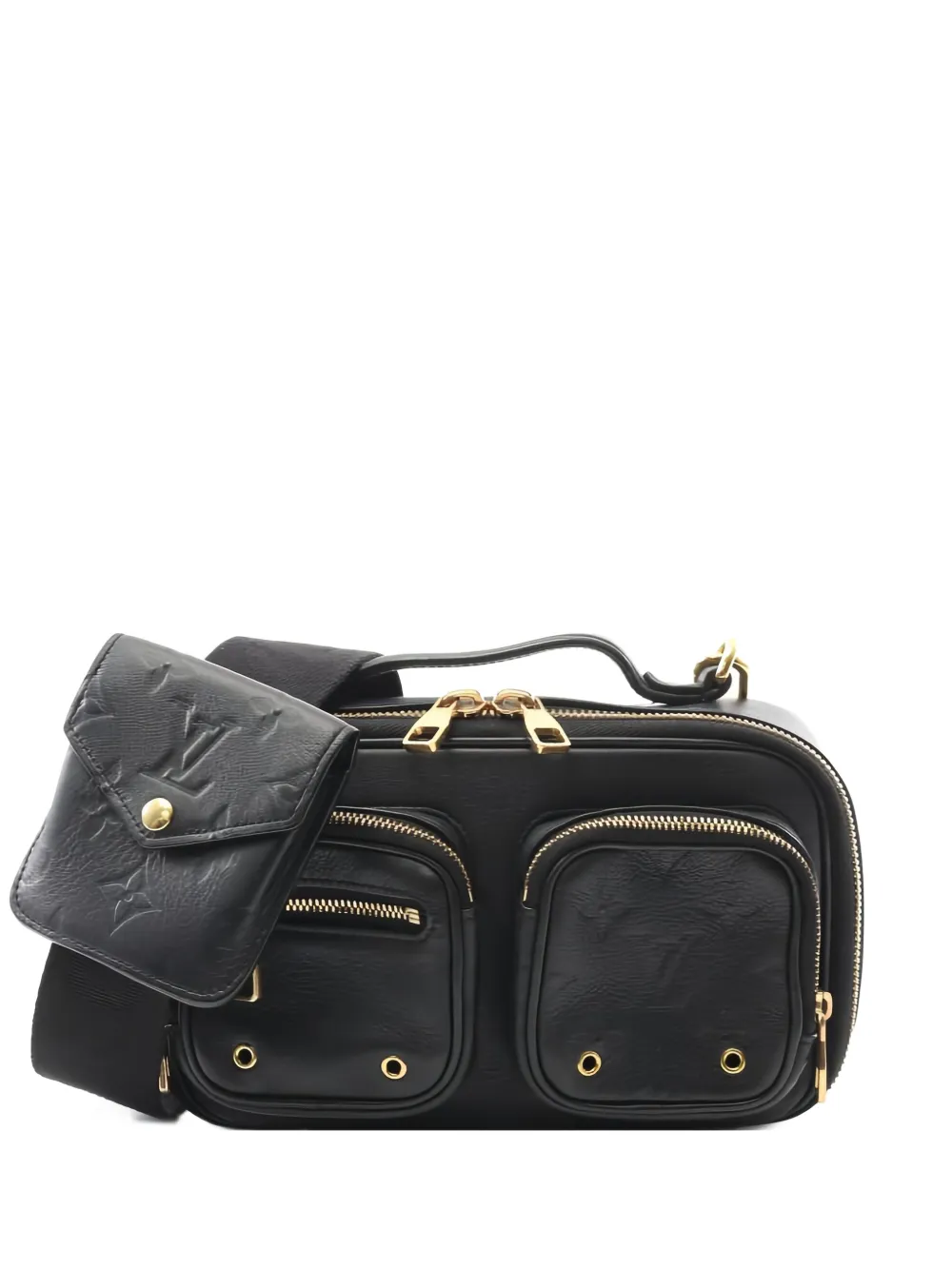 Pre-owned Louis Vuitton Utility Crossbody Bag In Black