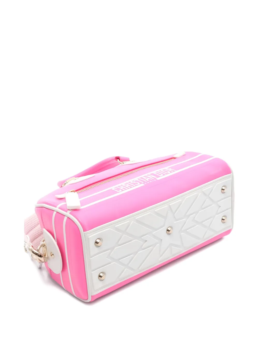 Pre-owned Dior Mini Vibe Tote Bag In Pink