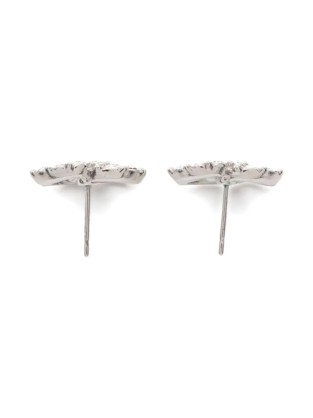 CHANEL Pre-Owned 1986-1988 rhinestone CC earrings | Image 2