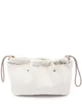 Hermès Pre-Owned 2010s Fourbee 25 chevron-pattern drawstring pouch - Neutrals