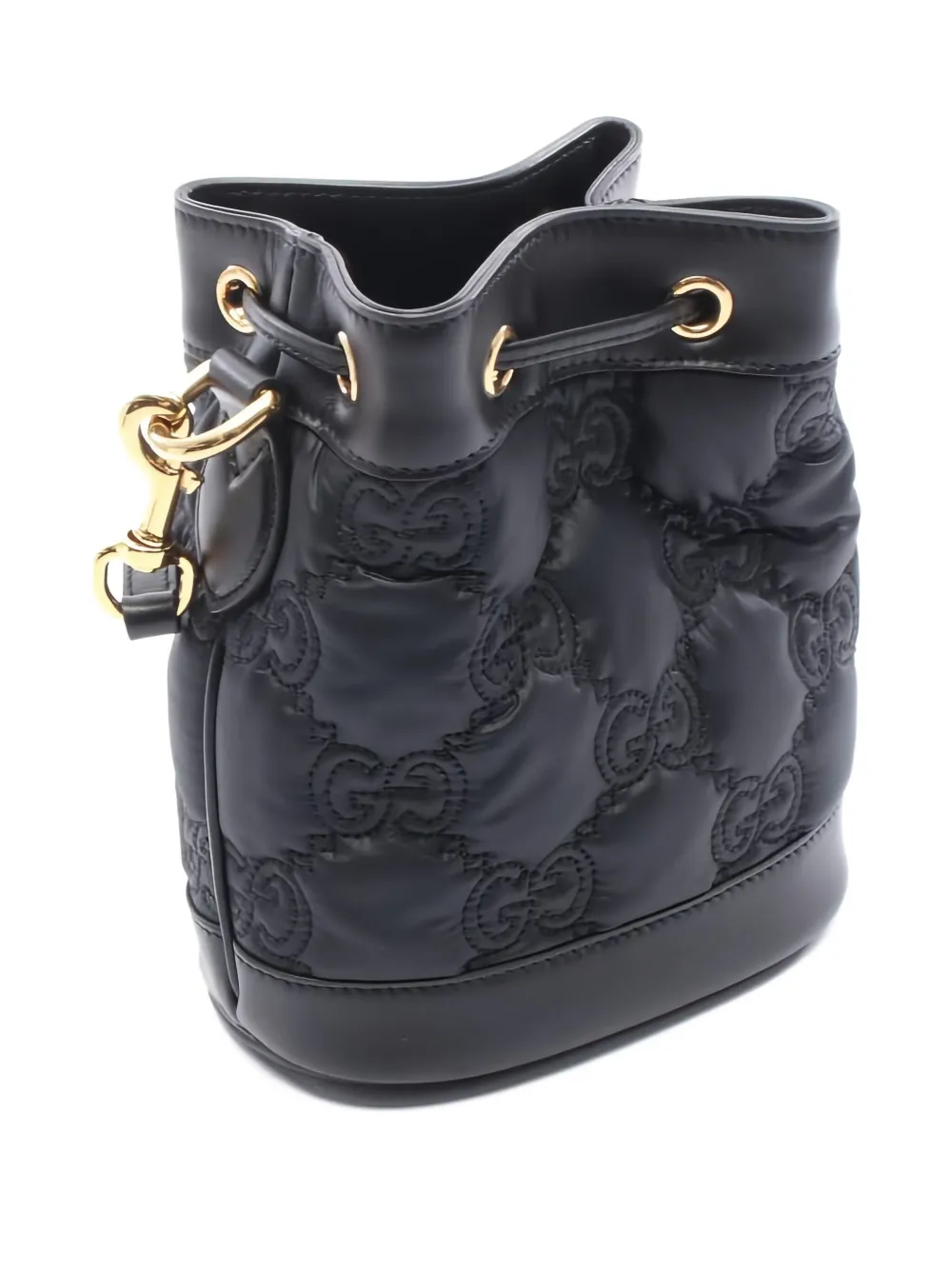 Gucci Pre-Owned GG-pattern Matelassé bucket bag | Image 2